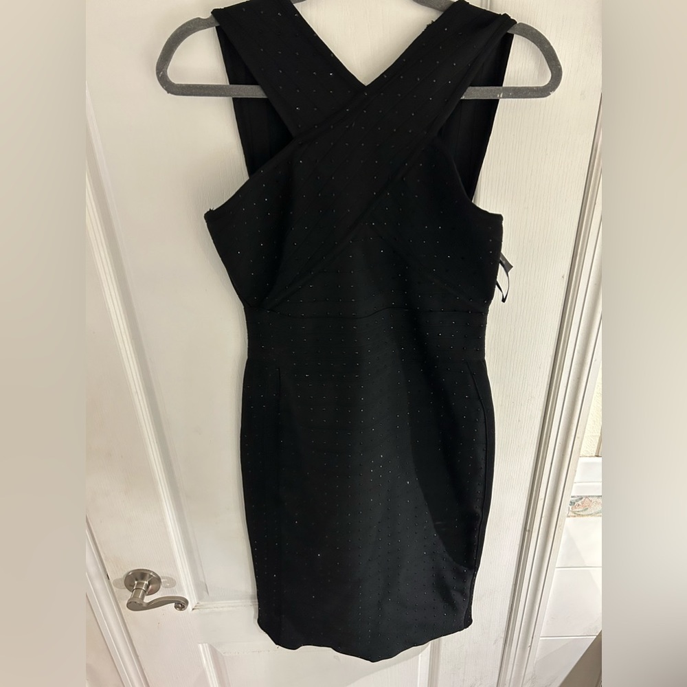 Fashion nova bandage style dress with rhinestones size large, new…